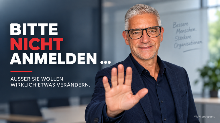 Mehr über den Artikel erfahren Bitte melden Sie sich nicht zu diesem Training an …